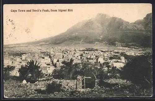 AK Cape Town, Devil`s Peak from Signal Hill