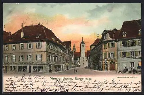 AK Mergentheim, Burgstrasse