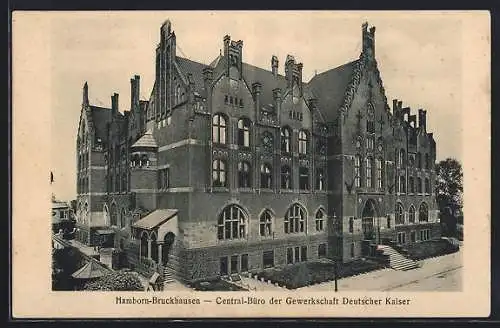 AK Hamborn-Bruckhausen, Central-Büro der Gewerkschaft Deutscher Kaiser