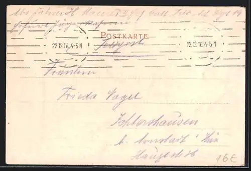 AK Erfurt, Schillerstrasse mit Thuringia-Gebäude