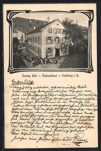 AK Freiburg i. B., Evangelisches Stift, Waisenhaus