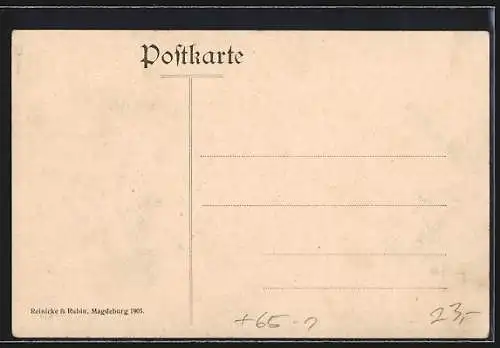 AK Gommern / Magdeburg, Partie am Bahnhof