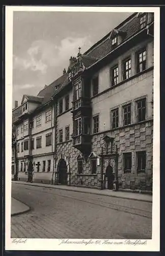 AK Erfurt, Haus zum Stockfisch, Johannesstrasse 169