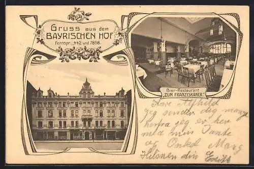 AK Hannover, Bayrischer Hof, Bier-Restaurant zum Franziskaner