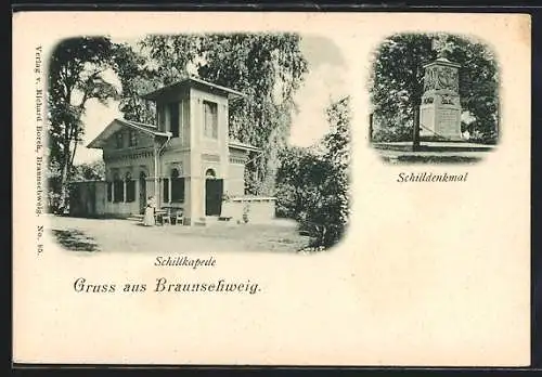 AK Braunschweig, Schillkapelle und Schilldenkmal