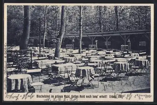 AK Hannover, Gasthaus Bischofstal im grünen Wald