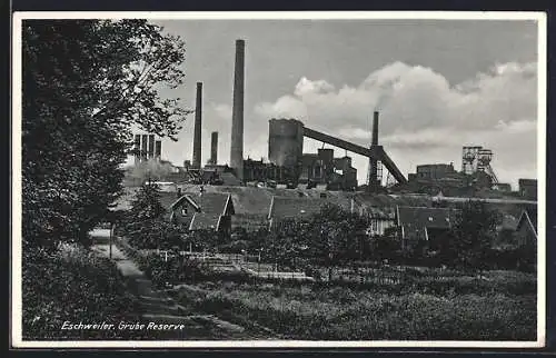 AK Eschweiler, Blick zur Grube Reserve