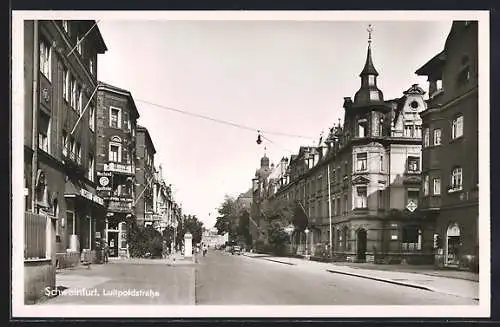 AK Schweinfurt, Westend Apotheke in der Luitpoldstrasse