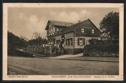 AK Essen-Bredeney, Restaurant Zur Waldschenke