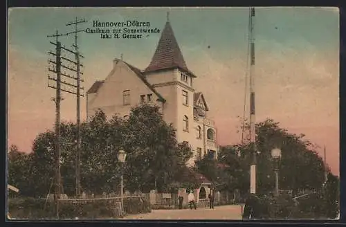 AK Hannover-Döhren, Gasthaus zur Sonnenwende v. H. Germer