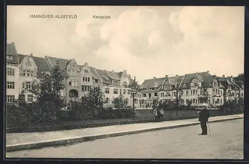 AK Hannover-Kleefeld, Strassenpartie am Kantplatz