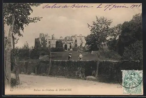 AK Bidache, Ruines du Château