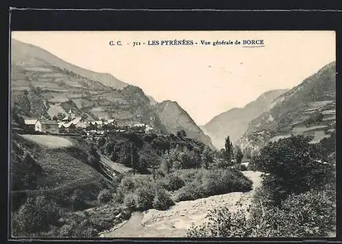 AK Borce, Les Pyrénées, Vue générale