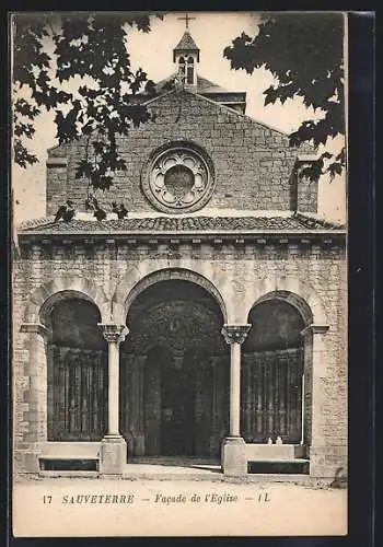 AK Sauveterre, Facade de l`Eglise