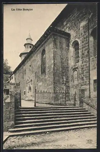 AK Ciboure /Basses-Pyrénées, La Côte Basque, L`Eglise