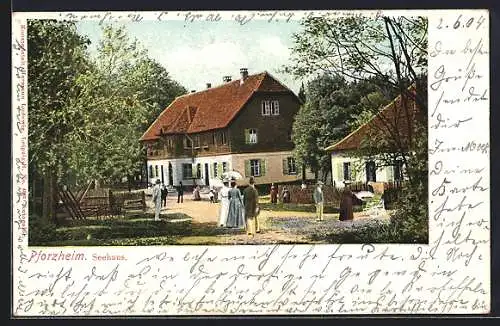 AK Pforzheim, Gasthof Seehaus
