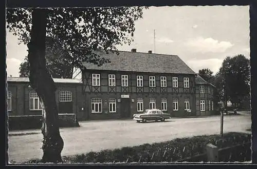 AK Lübbow /Krs. Lüchow, Gasthaus Heinrich Schulz