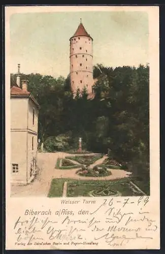 AK Biberach a. Riss, Weisser Turm