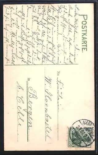 AK Hannover, Ernst August-Denkmal