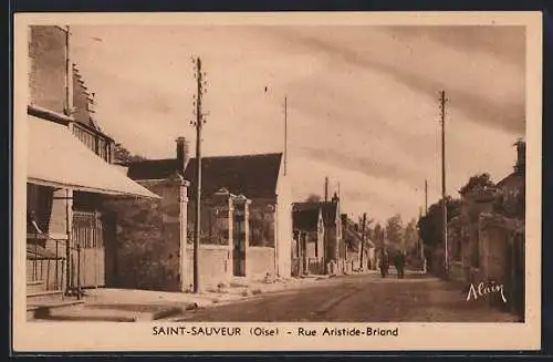 AK Saint-Sauvier, Rue Aristide-Briand