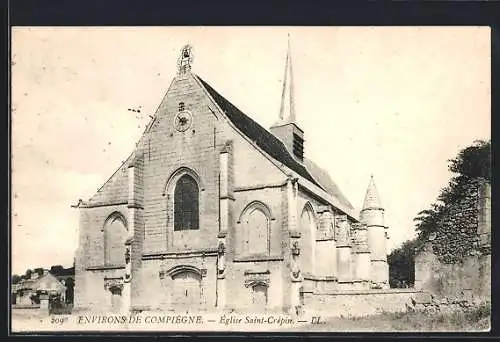 AK Saint-Crépin /Compiègne, L`Église