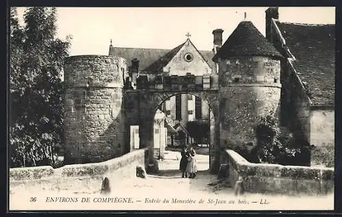 AK St-Jean au bois, Entrée du Monastère