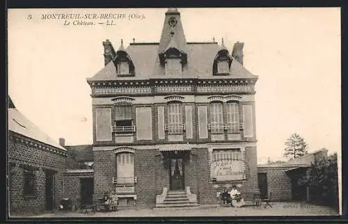 AK Montreuil-sur-Brèche, Le Château