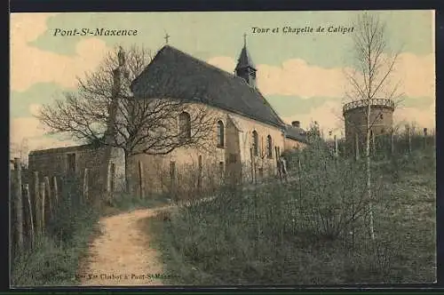 AK Pont-St-Maxence, Tour et Chapelle de Calipet