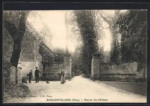 AK Bouconvillers /Oise, Entrée du Château