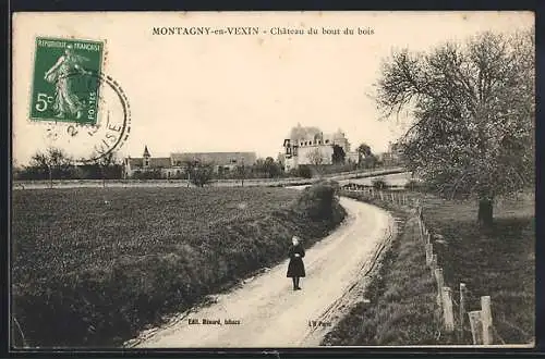 AK Montagny-en-Vexin, Château du bout du bois