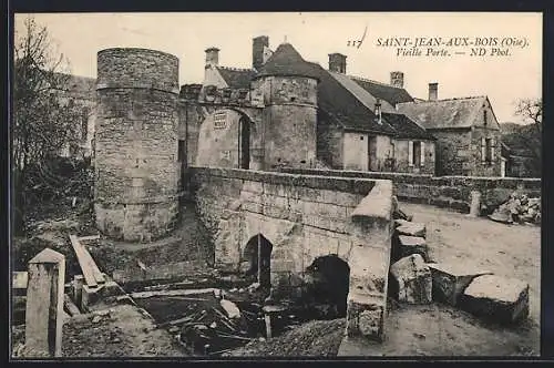 AK Saint-Jean-aux-Boix, Vieille Porte, altes Stadttor