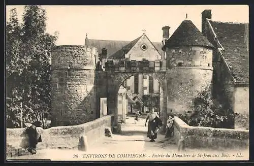 AK St-Jean aux Bois, Entrée du Monastère