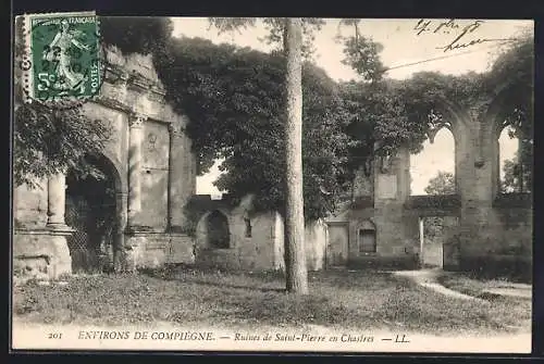 AK Saint-Pierre en Chastres, Ruines