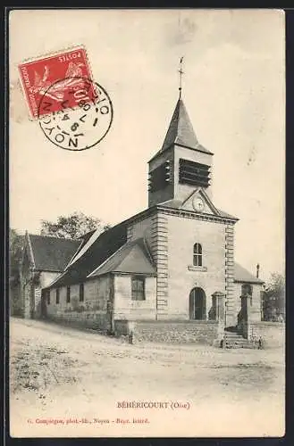 AK Béhéricourt /Oise, L`Église