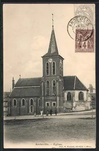 AK Andeville, Église