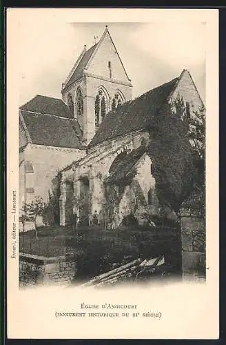 AK Angicourt, L`Église