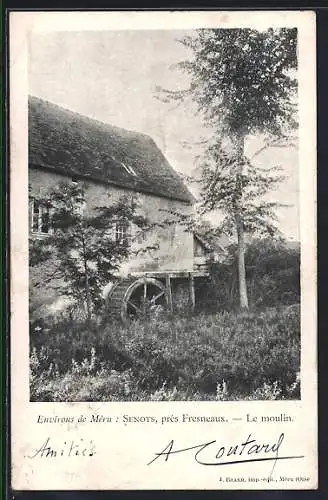 AK Senots près Fresneaux, Le moulin