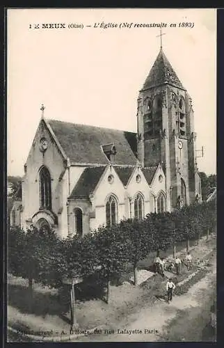 AK Meux /Oise, L`Église