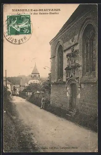 AK Marseille-en-Beauvaisis, La Chapelle des Saintes-Hosties