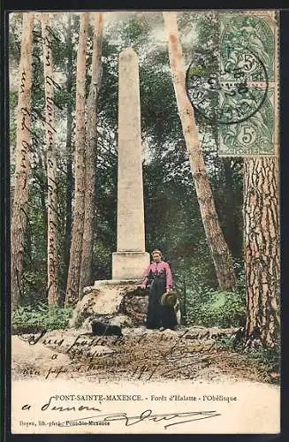 AK Pont-Sainte-Maxence, Forêt d`Halatte, l`Obélisque