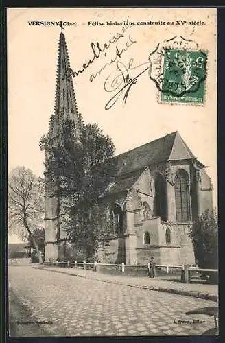 AK Versigny /Oise, Eglise historique