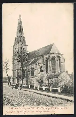 AK Versigny /Senlis, L`Eglise, l`Abside