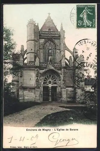 AK Serans /Magny, L`Eglise