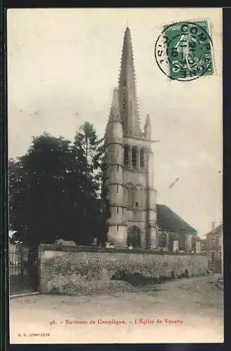 AK Venette /Compiègne, L`Église