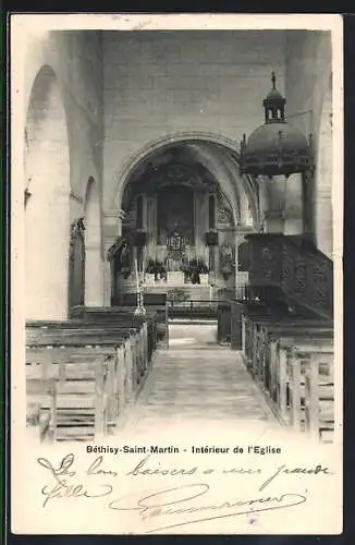 AK Béthisy-Saint-Martin, Intérieur de l`Eglise