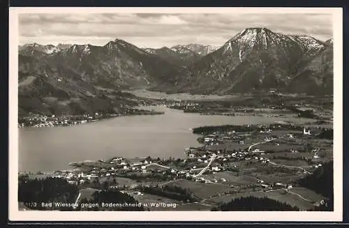 AK Bad Wiessee, Teilansicht gegen Bodenschneid und Wallberg