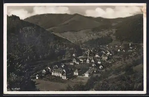 AK Wolfach /Schwarzwald, Teilansicht