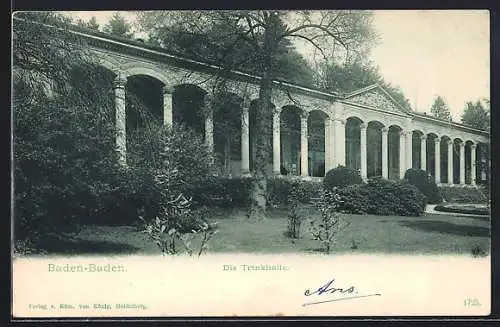 AK Baden-Baden, Die Trinkhalle