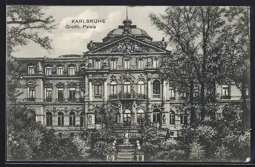 AK Karlsruhe, Grossherzogliches Palais