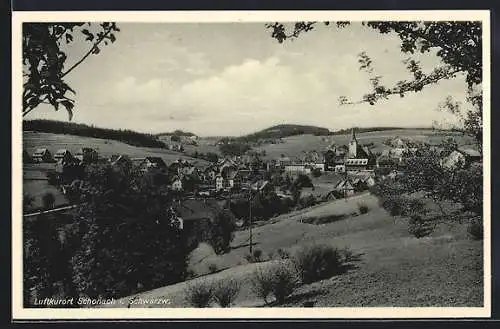 AK Schonach i. Schwarzw., Teilansicht